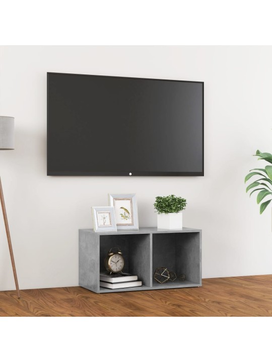 TV stolek betonově šedý 72 x 35 x 36,5 cm kompozitní dřevo