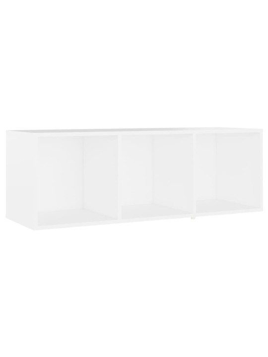 Tv stolek bílý 107 x 35 x 37 cm dřevotříska