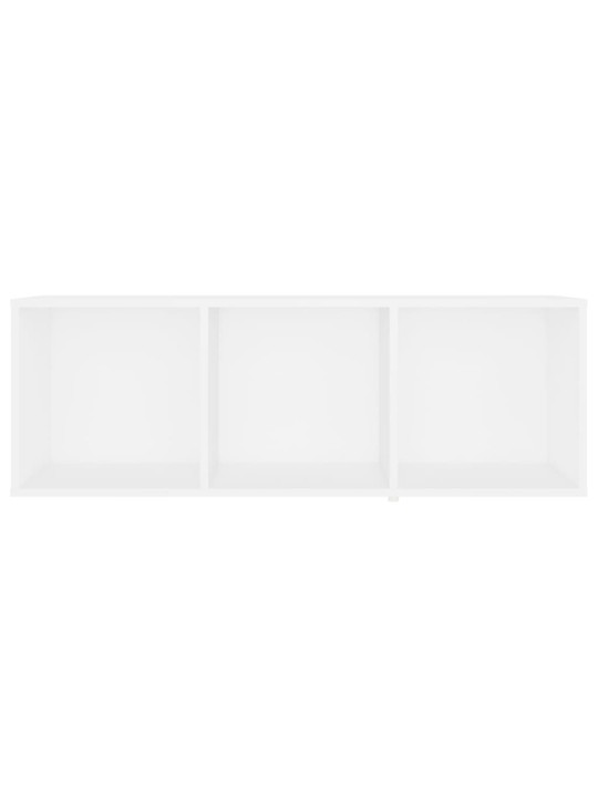 Tv stolek bílý 107 x 35 x 37 cm dřevotříska
