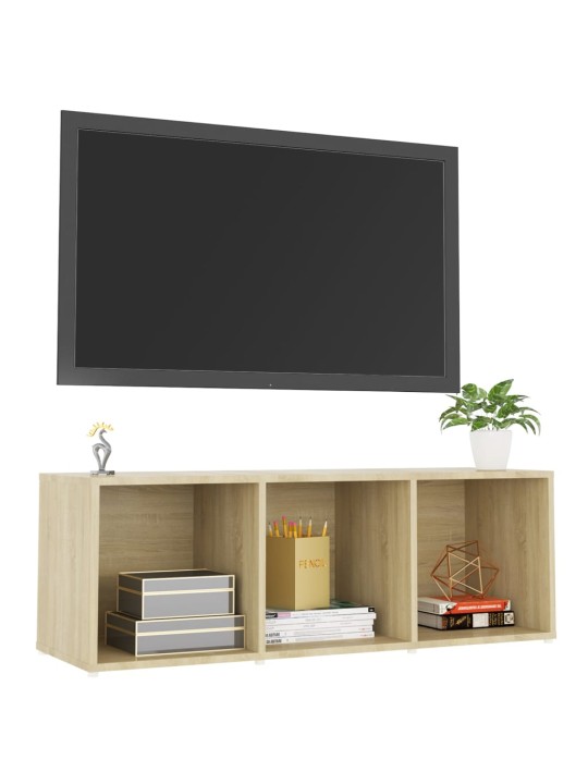 TV stolek dub sonoma 107 x 35 x 37 cm kompozitní dřevo