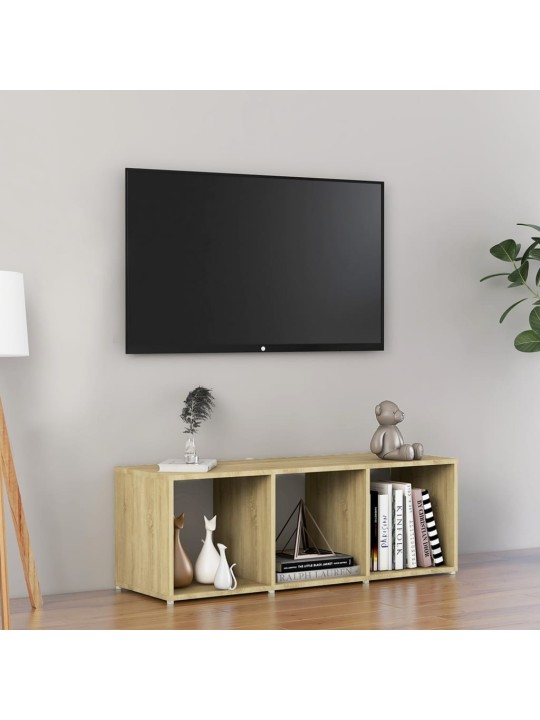 TV stolek dub sonoma 107 x 35 x 37 cm kompozitní dřevo
