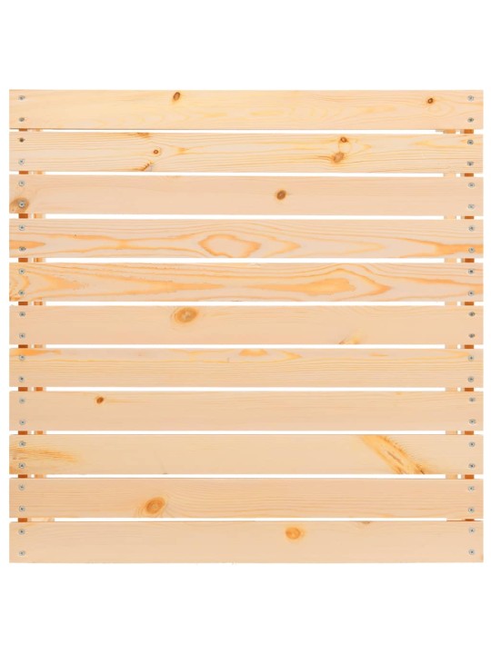 Zahradní podnožka 70 x 70 x 30 cm masivní borové dřevo