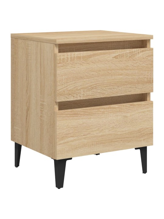 Noční stolky 2 ks dub sonoma 40 x 35 x 50 cm kompozitní dřevo