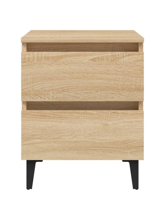 Noční stolky 2 ks dub sonoma 40 x 35 x 50 cm kompozitní dřevo