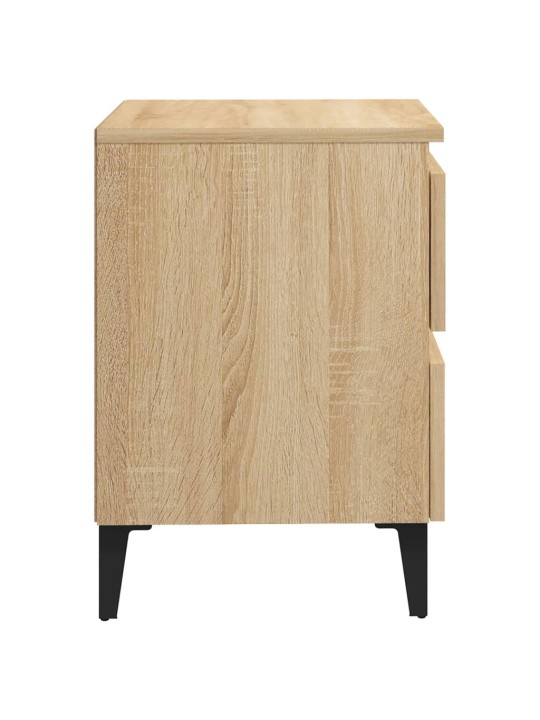 Noční stolky 2 ks dub sonoma 40 x 35 x 50 cm kompozitní dřevo