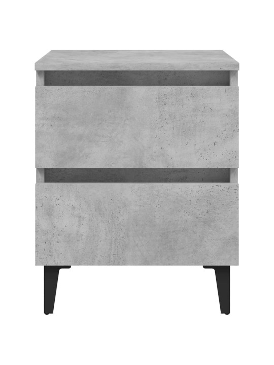 Noční stolky 2 ks betonově šedé 40x35x50 cm kompozitní dřevo