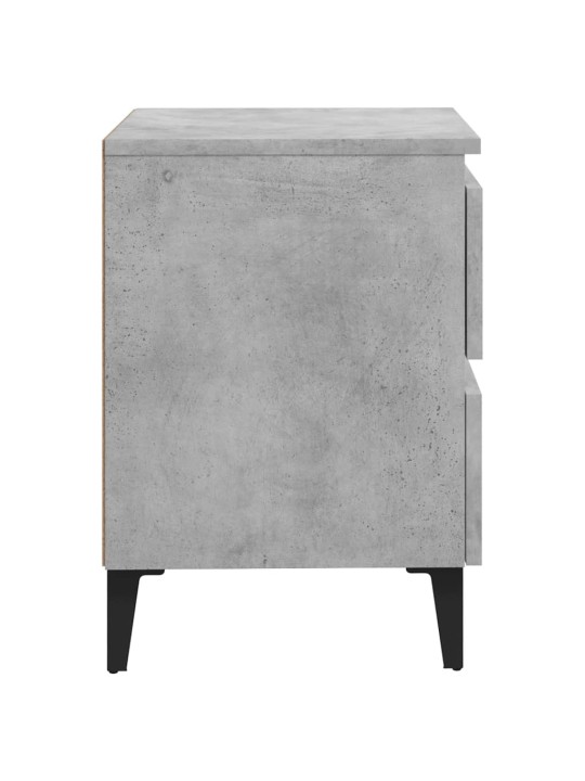 Noční stolky 2 ks betonově šedé 40x35x50 cm kompozitní dřevo