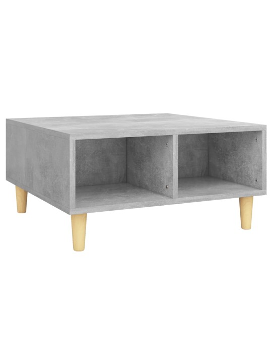Konferenční stolek betonově šedý 60x60x30 cm kompozitní dřevo