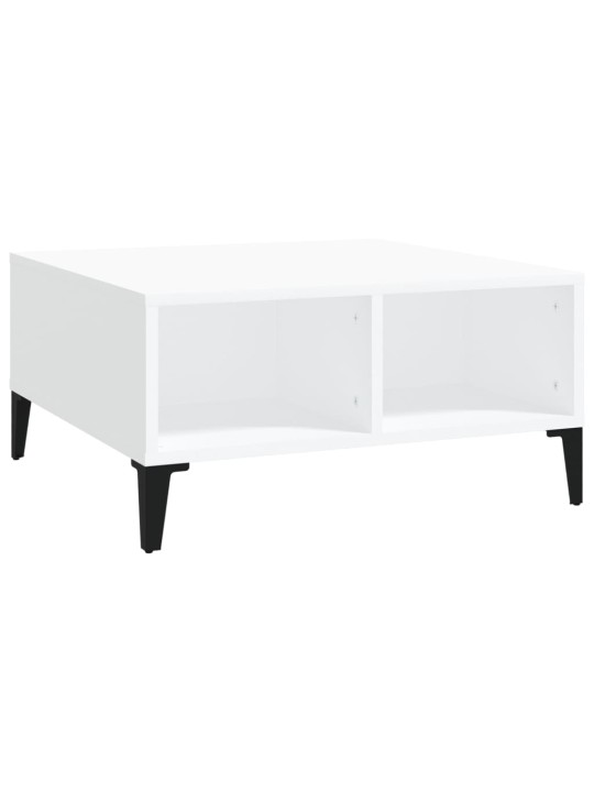Konferenční stolek bílý 60 x 60 x 30 cm kompozitní dřevo