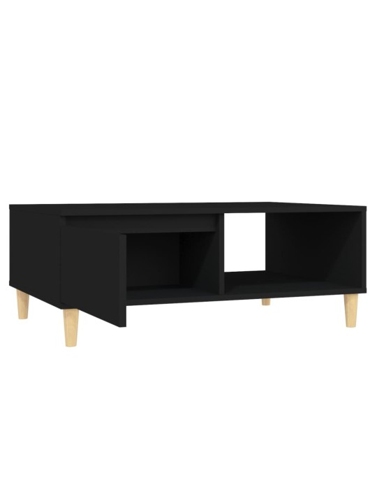 Konferenční stolek černý 90 x 60 x 35 cm kompozitní dřevo