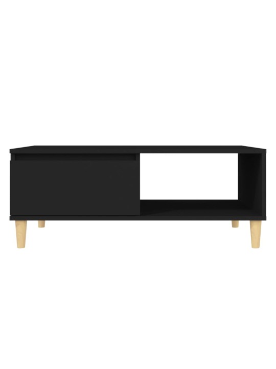 Konferenční stolek černý 90 x 60 x 35 cm kompozitní dřevo