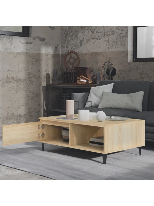 Konferenční stolek dub sonoma 90 x 60 x 35 cm kompozitní dřevo