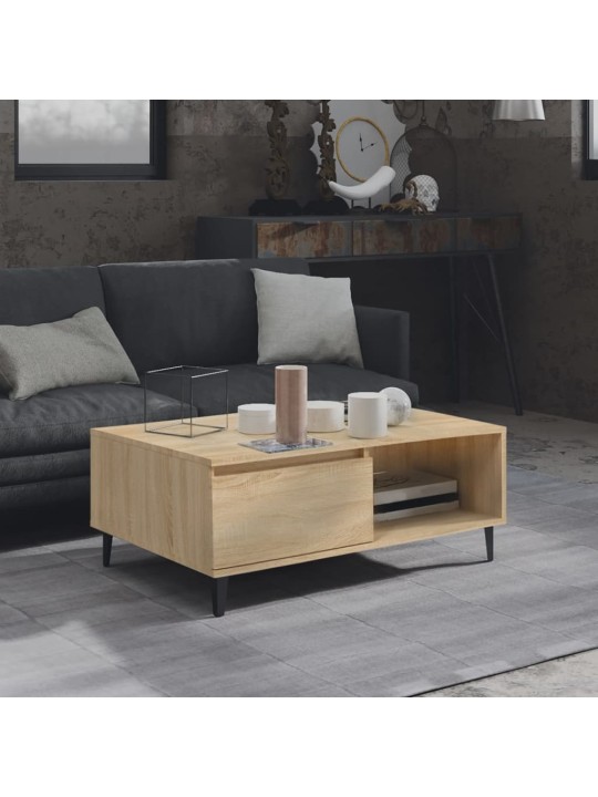 Konferenční stolek dub sonoma 90 x 60 x 35 cm kompozitní dřevo