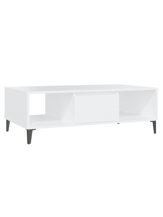 Konferenční stolek bílý 103,5 x 60 x 35 cm kompozitní dřevo