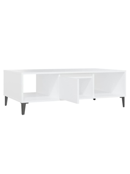 Konferenční stolek bílý 103,5 x 60 x 35 cm kompozitní dřevo