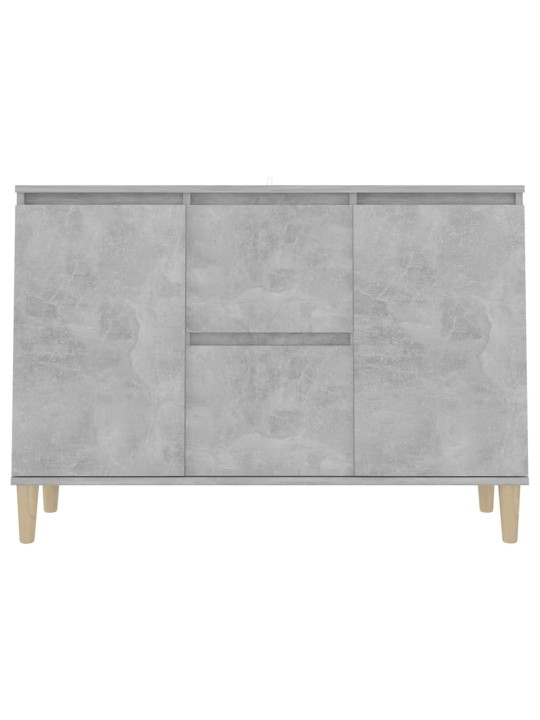 Příborník betonově šedý 101 x 35 x 70 cm kompozitní dřevo