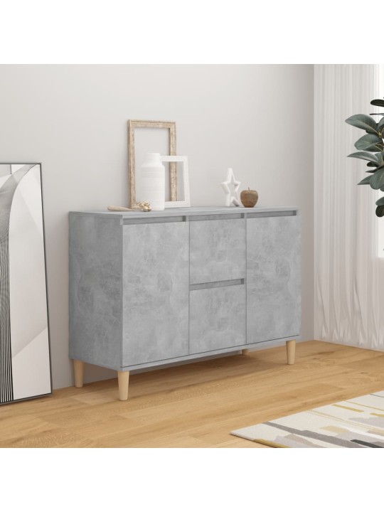 Příborník betonově šedý 101 x 35 x 70 cm kompozitní dřevo