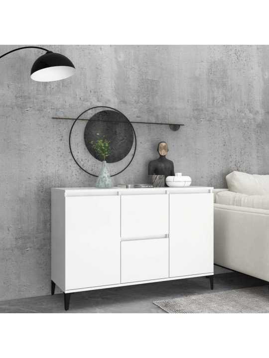Příborník bílý 104 x 35 x 70 cm kompozitní dřevo