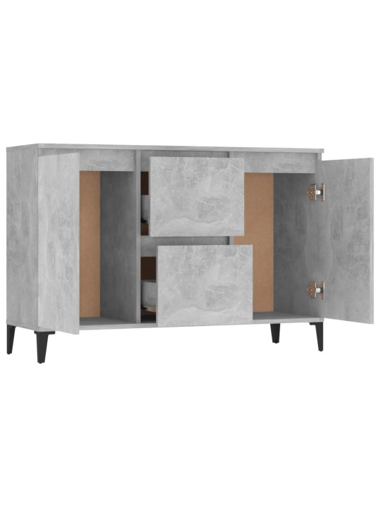 Příborník betonově šedý 104 x 35 x 70 cm kompozitní dřevo