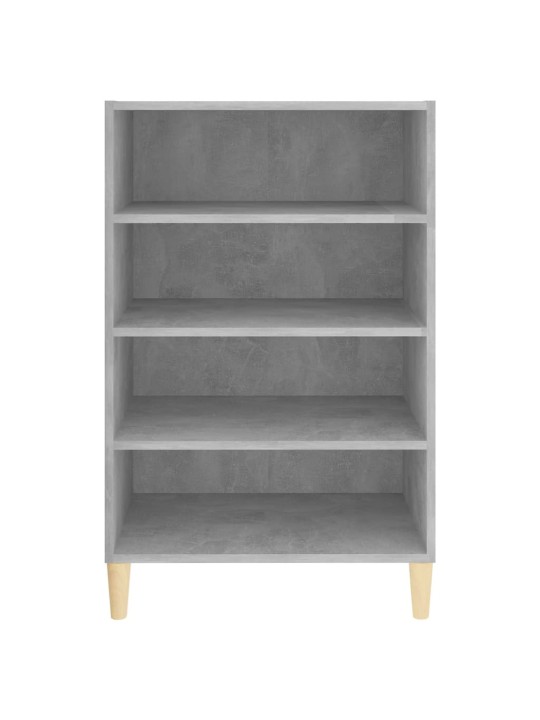 Příborník betonově šedý 57 x 35 x 90 cm kompozitní dřevo