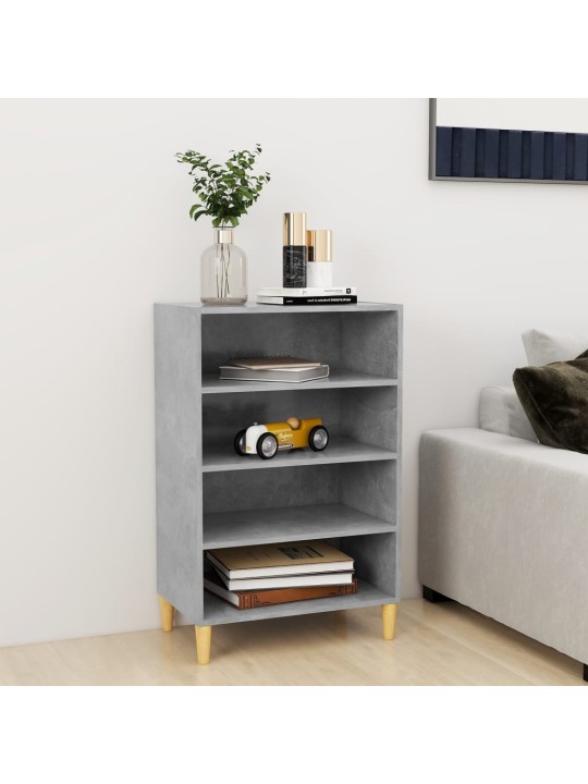 Příborník betonově šedý 57 x 35 x 90 cm kompozitní dřevo