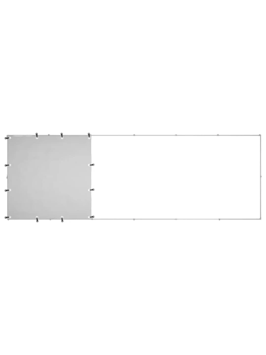 Psí kotec stříbrný 330 x 110 x 110 cm ocel