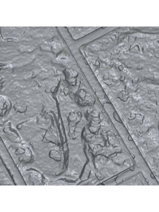3D tapeta cihly samolepící 40 ks antracitová