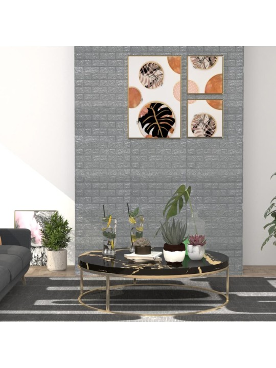 3D tapeta cihly samolepící 40 ks antracitová