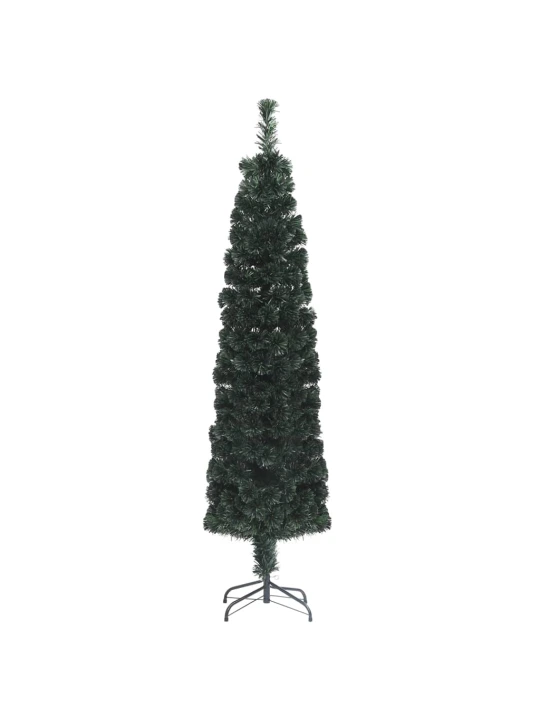 Umělý úzký vánoční stromek se stojanem 120 cm optické vlákno