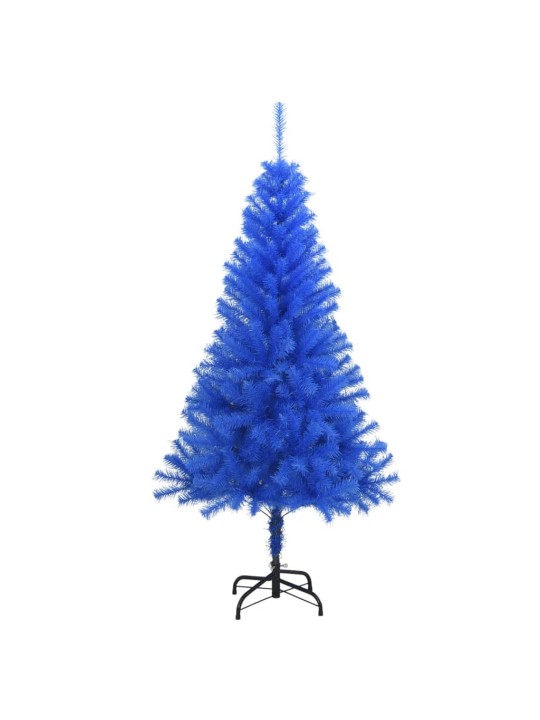 Umělý vánoční stromek se stojanem modrý 120 cm PVC