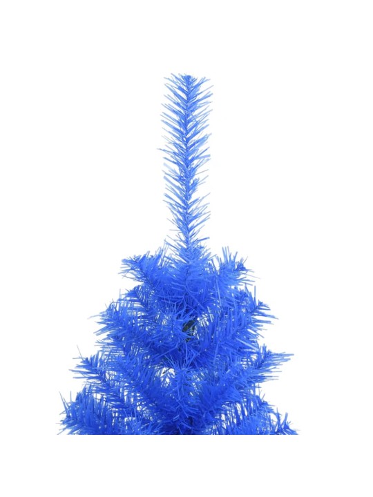 Umělý vánoční stromek se stojanem modrý 120 cm PVC