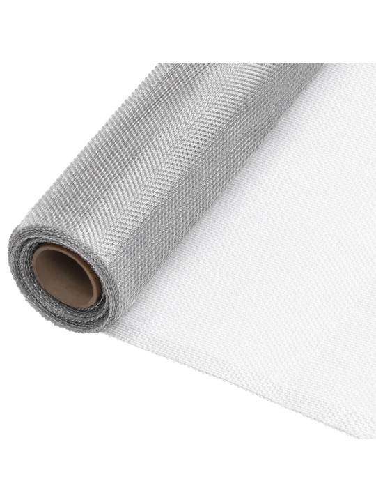 Síť proti hmyzu hliník 60 x 2000 cm stříbrná
