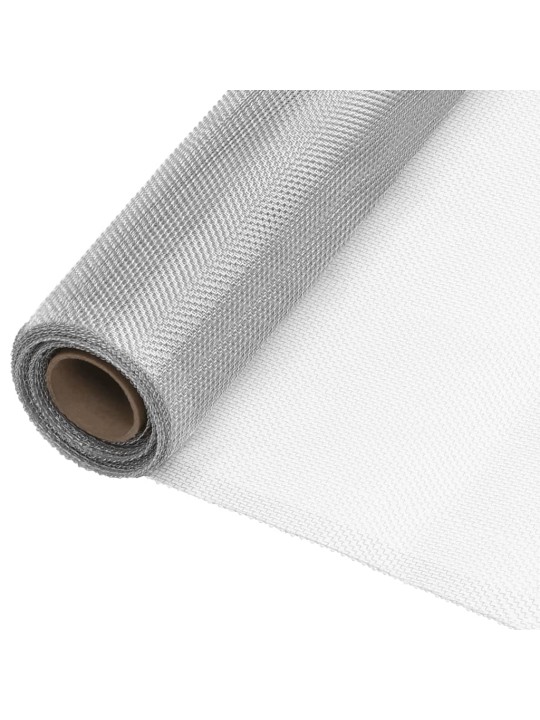 Síť proti hmyzu hliník 80 x 1000 cm stříbrná