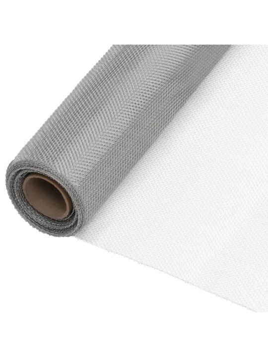 Síť proti hmyzu nerezová ocel 60 x 2000 cm stříbrná