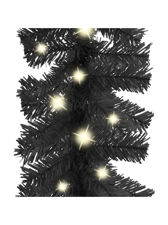 Vánoční girlanda s LED světýlky 20 m černá