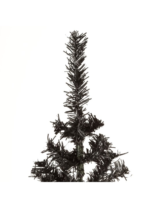 Úzký vánoční stromek černý 150 cm