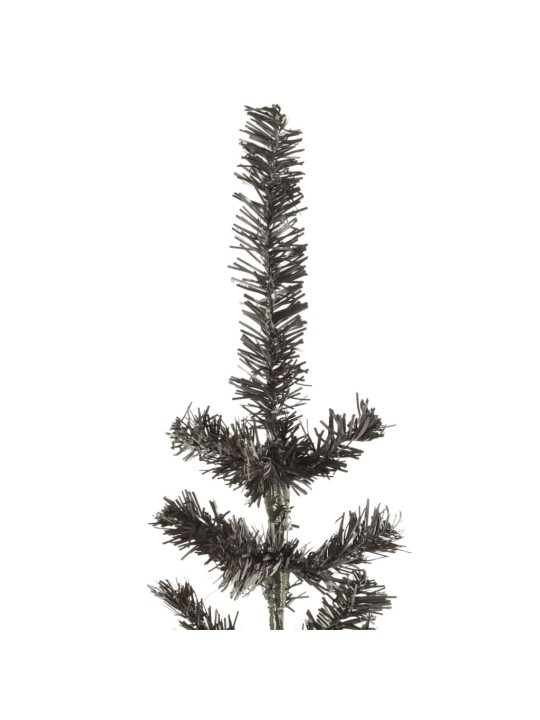 Úzký vánoční stromek černý 210 cm
