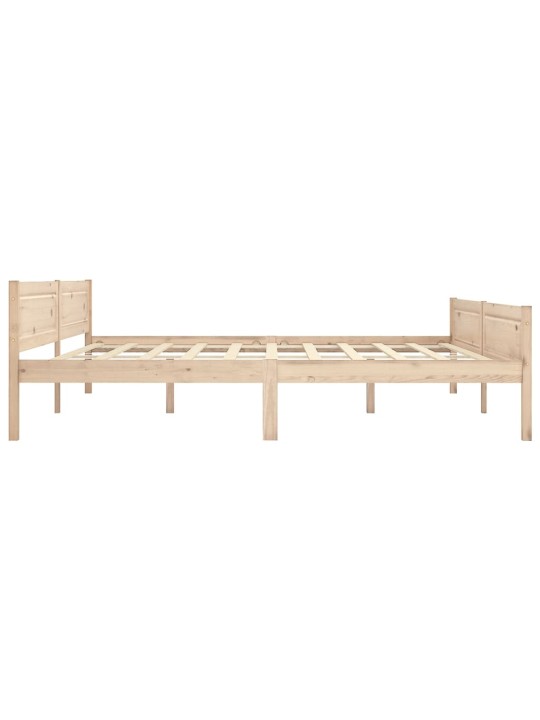 Rám postele masivní borové dřevo 200 x 200 cm