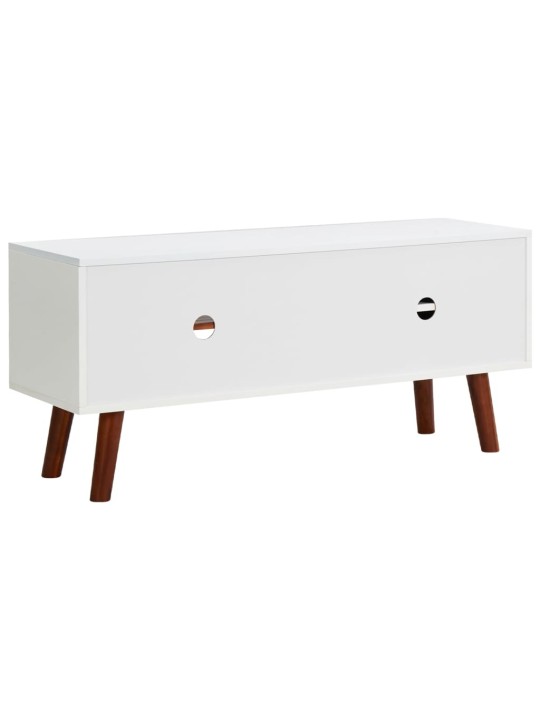TV stolek 110 x 35 x 50 cm masivní akáciové dřevo a MDF