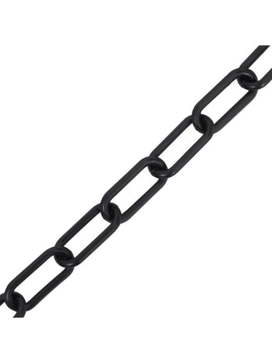 Výstražný řetěz černý 30 m Ø 6 mm plast