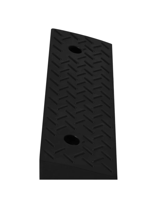 Nájezdové rampy na obrubník 2 ks 50 x 17,5 x 5 cm pryž