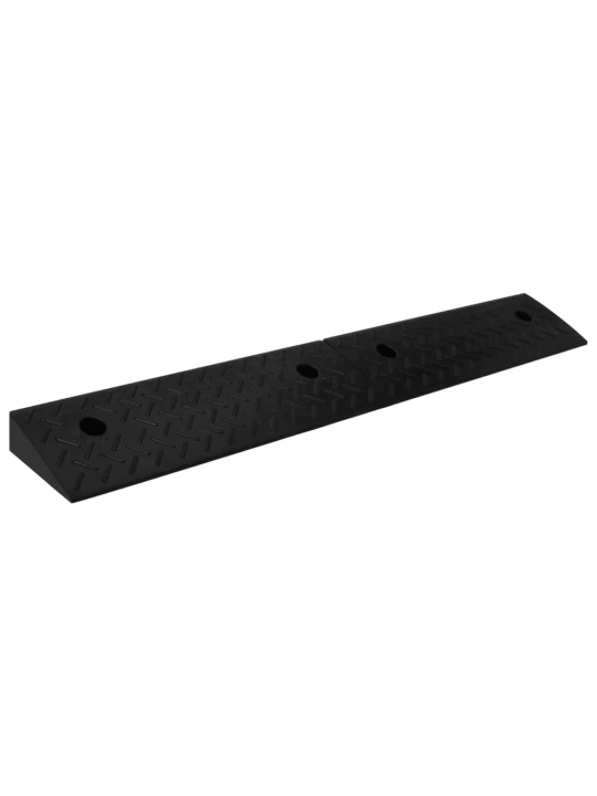 Nájezdové rampy na obrubník 2 ks 50 x 17,5 x 5 cm pryž