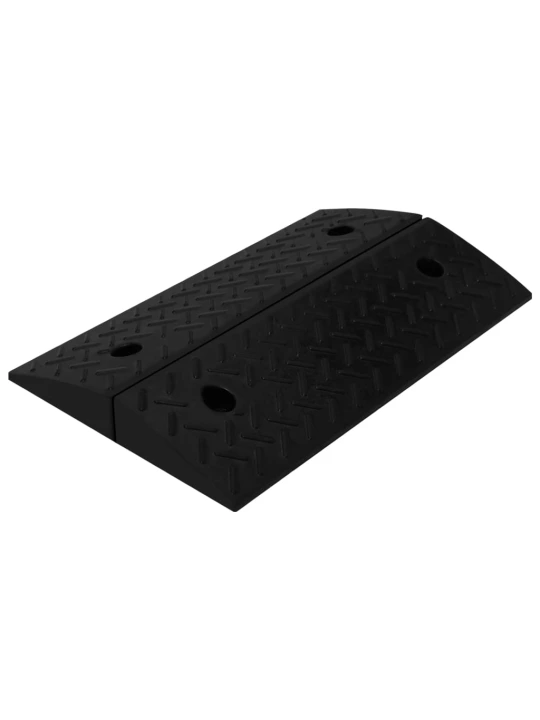Nájezdové rampy na obrubník 2 ks 50 x 17,5 x 5 cm pryž