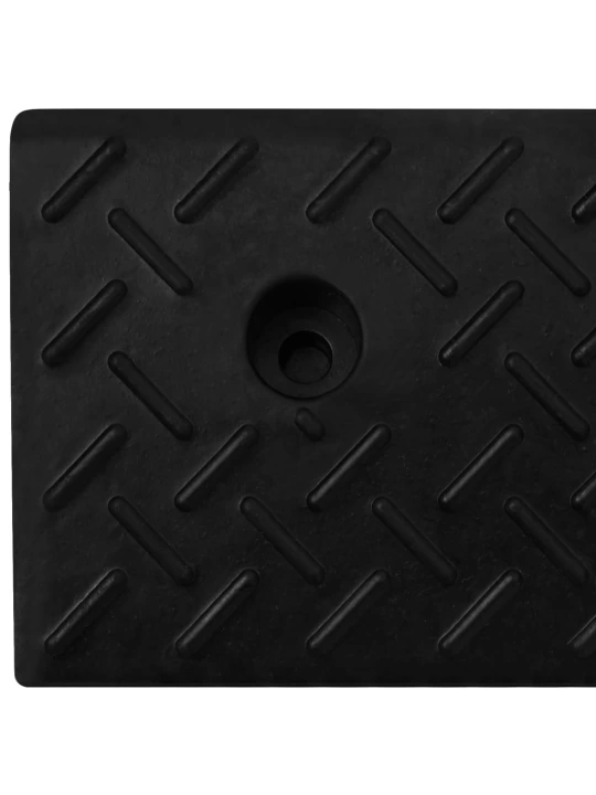 Nájezdové rampy na obrubník 2 ks 50 x 17,5 x 5 cm pryž