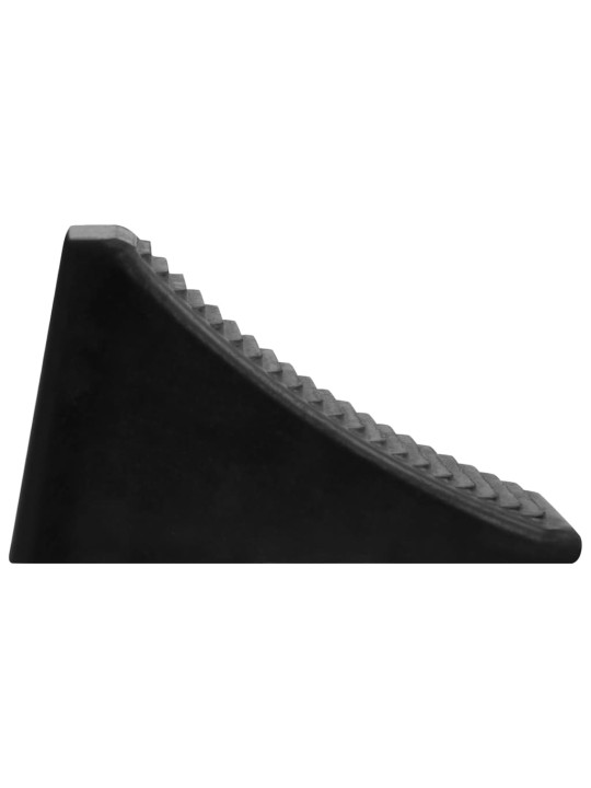 Zakládací klíny pod kola 4 ks 16 x 9 x 9 cm guma