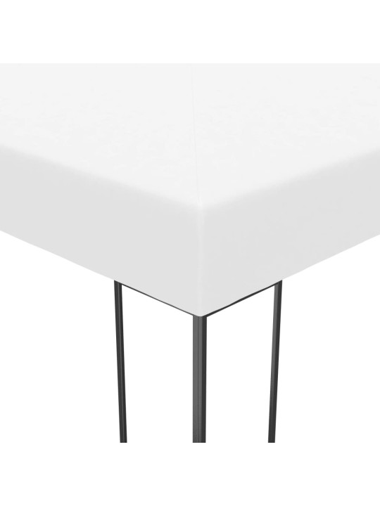 Altán se světelnými LED řetězy 4 x 3 x 2,7 m bílý
