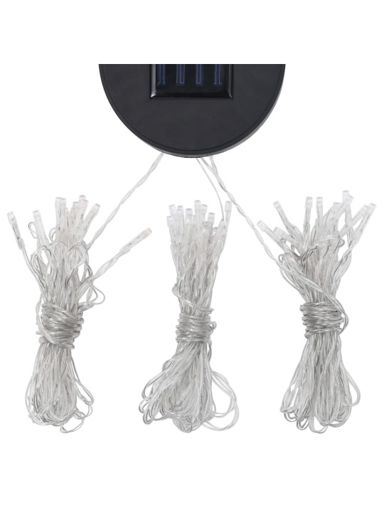 Altán se světelnými LED řetězy 3 x 3 m taupe