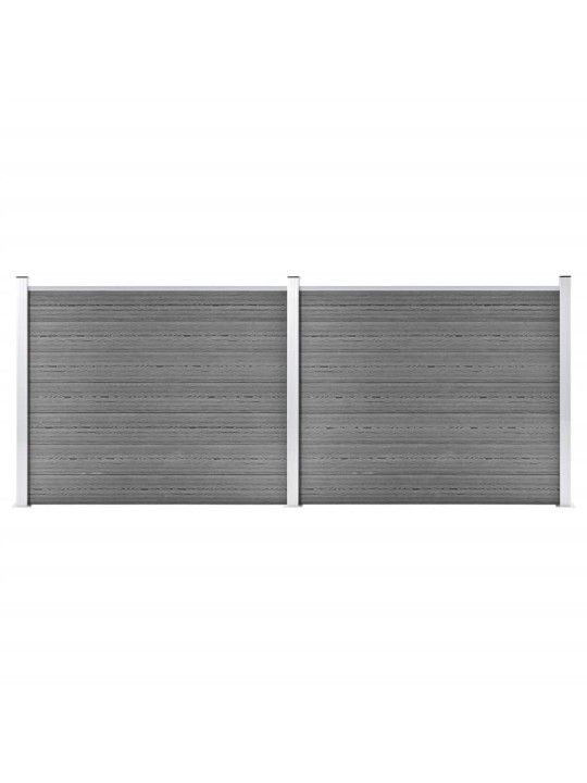 Set plotových dílců WPC 353 x 146 cm šedý