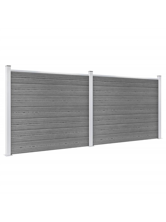Set plotových dílců WPC 353 x 146 cm šedý