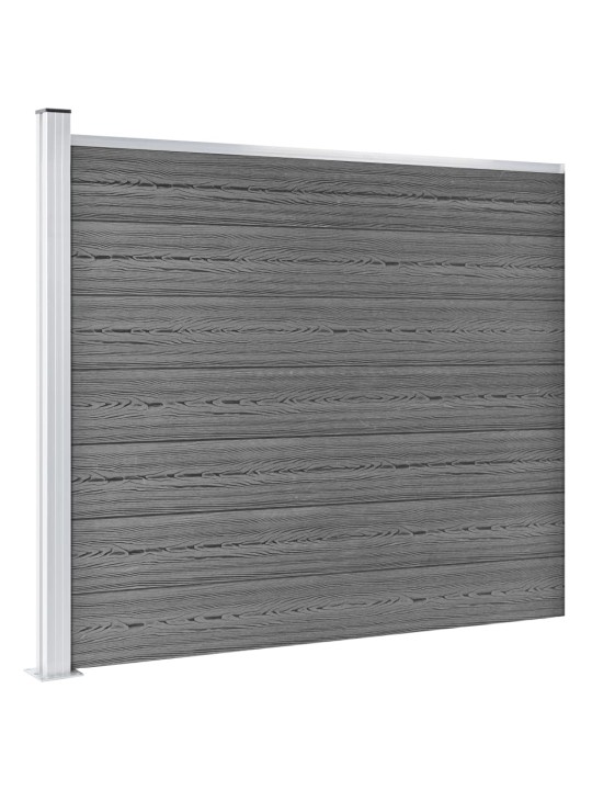 Set plotových dílců WPC 353 x 146 cm šedý
